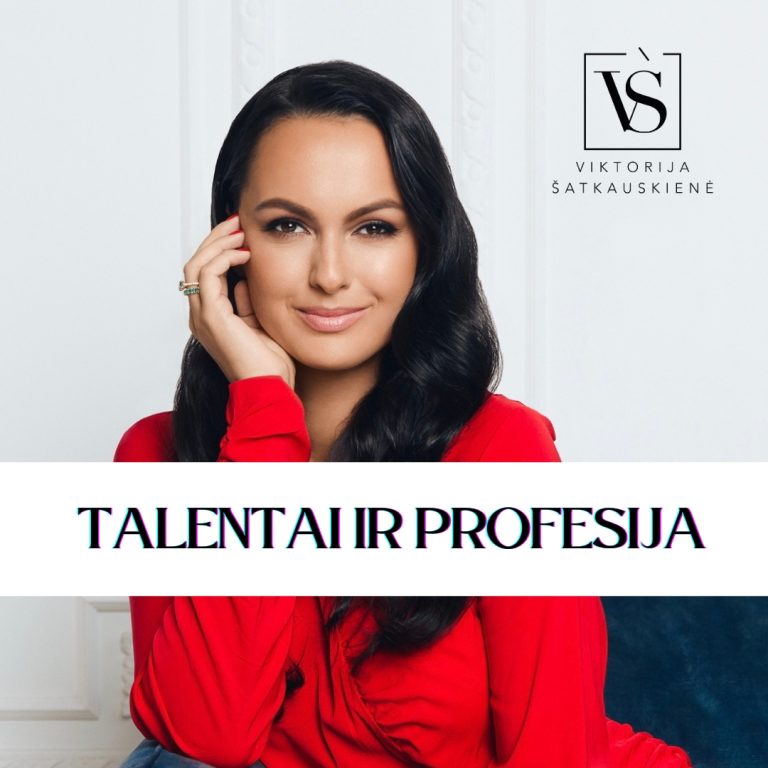 Mokymų ciklas: Aš (ne) turiu talentų