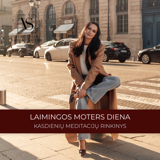 Laimingos moters diena - kasdienių meditacijų rinkinys